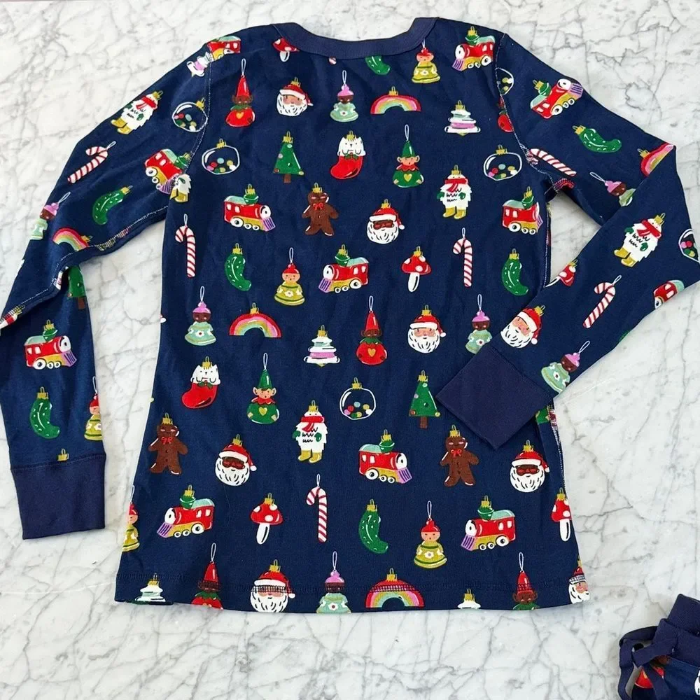 Hanna Andersson Heirloom Ornaments Adult Women Sz M Pajama Set NWOT